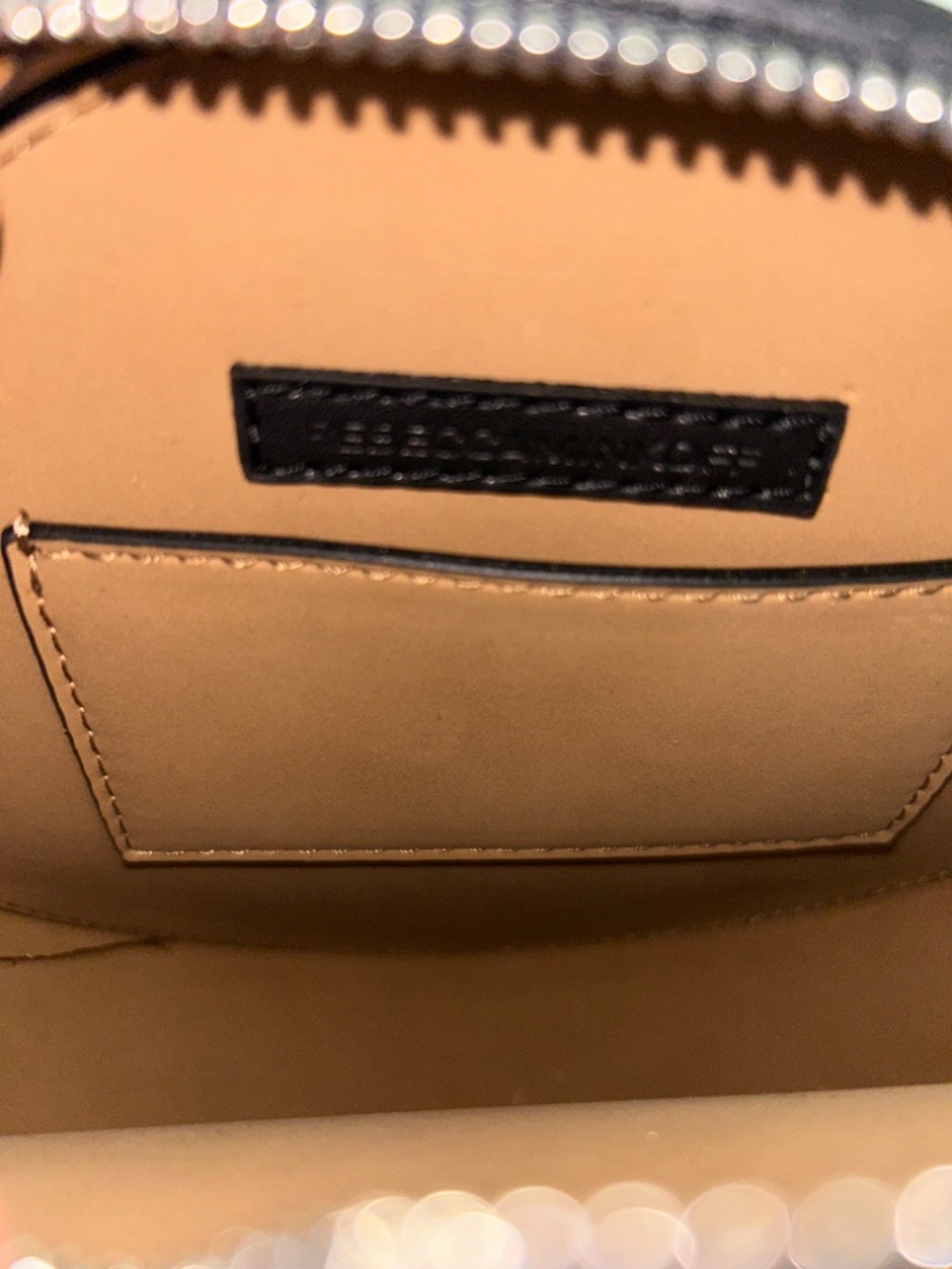 Rebecca Minkoff Lucy Leather Belt Bag sz Small Black - Picture 5 of 10